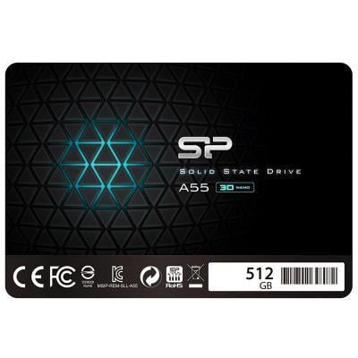 SSD-накопитель Silicon Power A55 512Gb SATAIII TLC (SP512GBSS3A55S25)