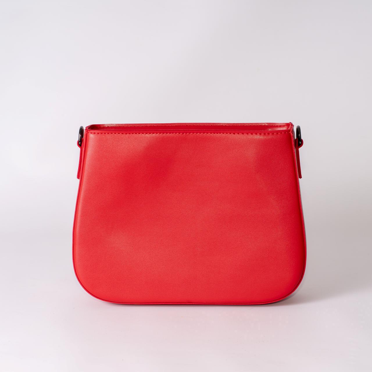 Сумка женская кросс-боди XENIA № 41-24 из эко-кожи Красный - фото 3