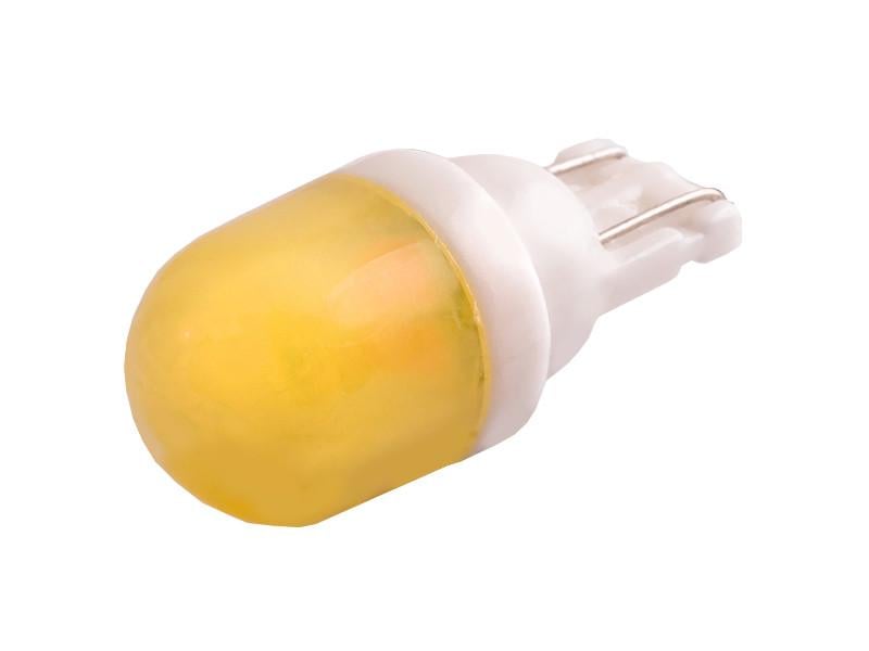 Автолампа светодиодная в колбе T10 W5W керамика 12 В SMD5630-2led Желтый (2395) Автолампа светодиодная в колбе T10 W5W керамика 12 В SMD5630-2led Желтый (2395)