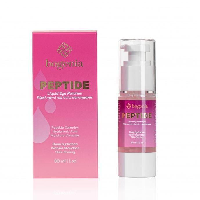 Патчі рідкі проти зморшок під очима Bogenia з пептидами 30 мл (BG454 004)