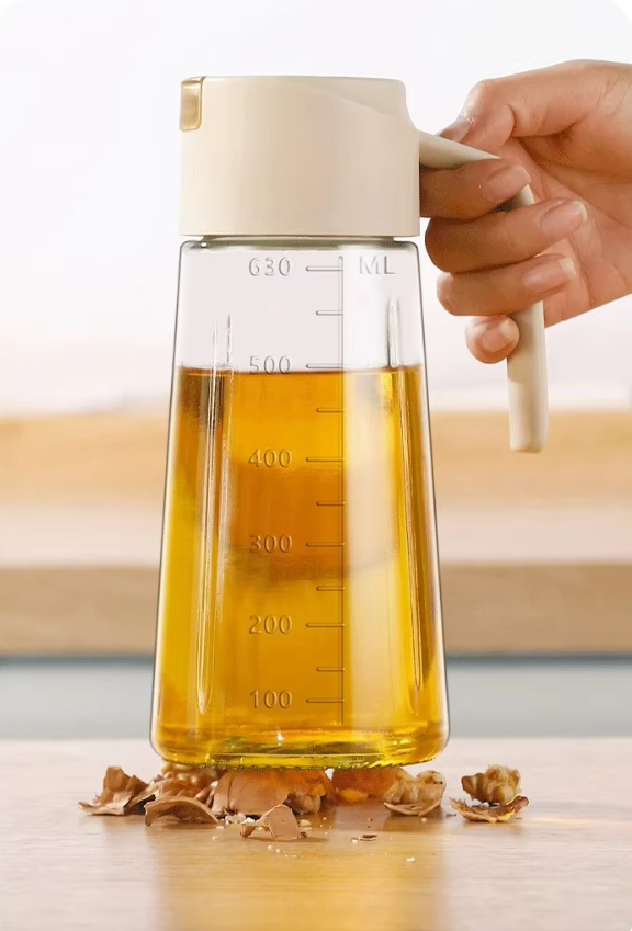 Бутылка стеклянная для масла 630 мл Бежевый - фото 4 Бутылка стеклянная для масла 630 мл Бежевый - фото 4