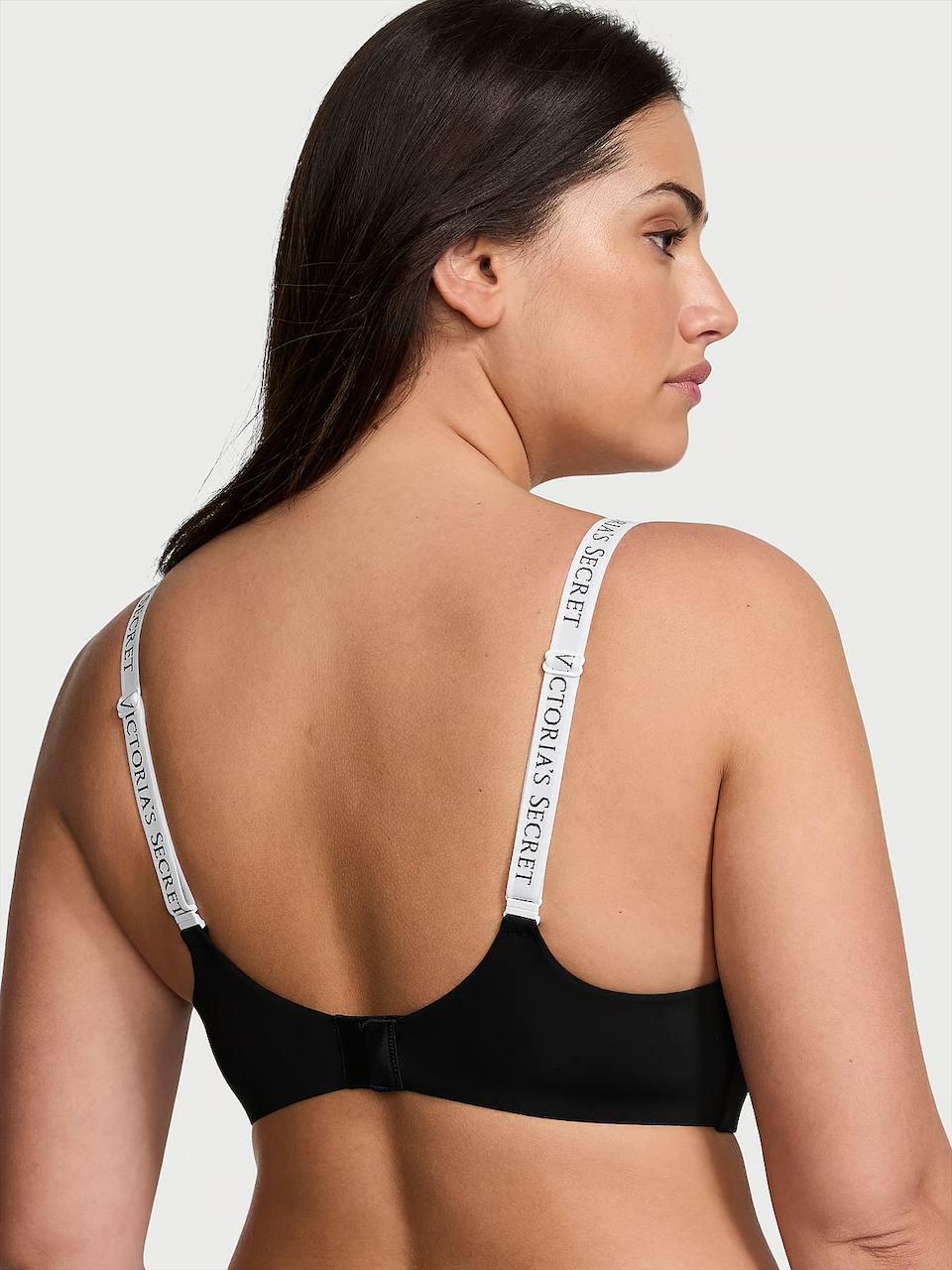 Бюстгальтер безкаркасний Victoria's Secret Lightly-Lined Wireless Bra 70A Чорний (17710057) - фото 3