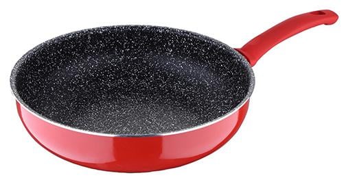 Сковорода Bergner Bellini Red Ø 28 см эмалированная с антипригарным покрытием (VI-1224339)