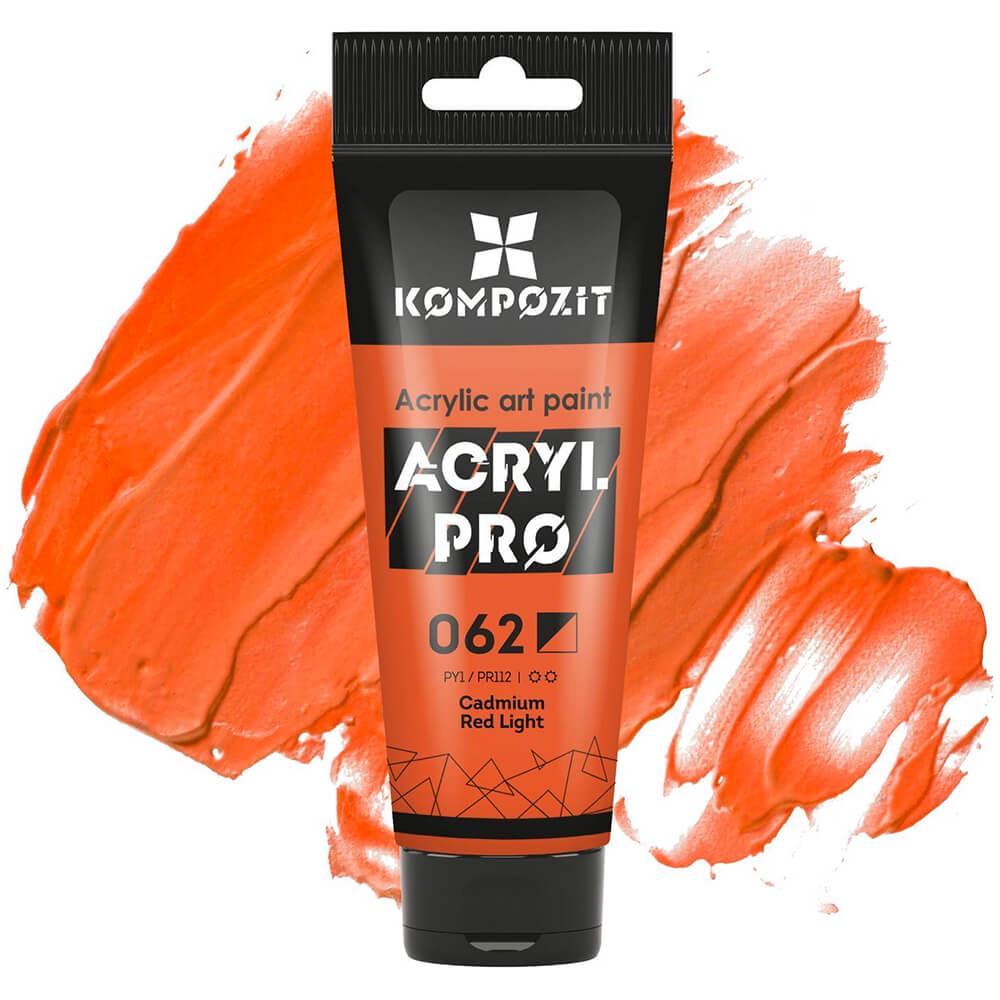 Акриловая краска ART Kompozit 062 75 мл Кадмий оранжевый (59062) - фото 1 Акриловая краска ART Kompozit 062 75 мл Кадмий оранжевый (59062) - фото 1