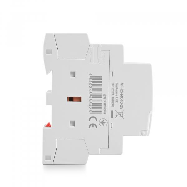 Контактор модульний Videx 4п 25А 4НВ (VF-RS-MC4O-25) - фото 3 Контактор модульний Videx 4п 25А 4НВ (VF-RS-MC4O-25) - фото 3