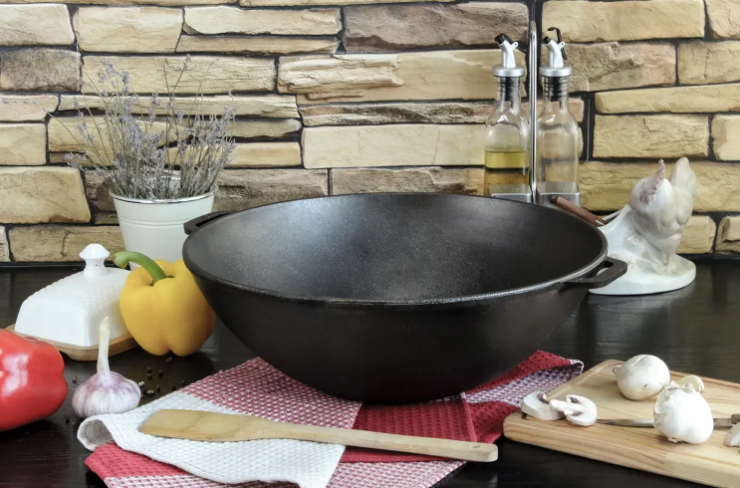 Сковорода чавунна Brizoll WOK 8 л - фото 5 Сковорода чавунна Brizoll WOK 8 л - фото 5