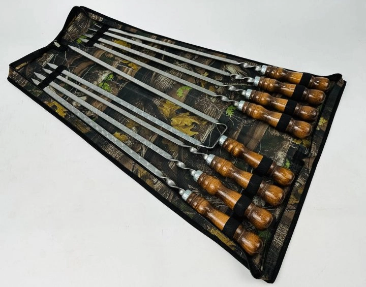 Набір шампурів Козляр в чохлі + подвійний шампур 7 шт. (10461679)