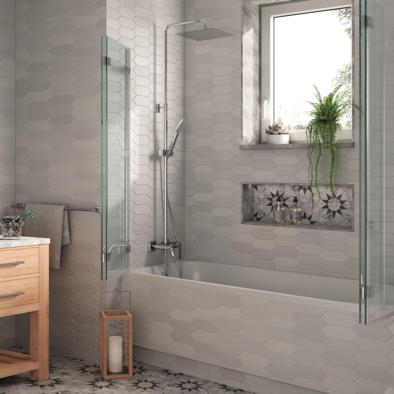 Душевая система со смесителем Ferro Algeo Square NP80-BAQ13U Хром (247153) - фото 2 Душевая система со смесителем Ferro Algeo Square NP80-BAQ13U Хром (247153) - фото 2