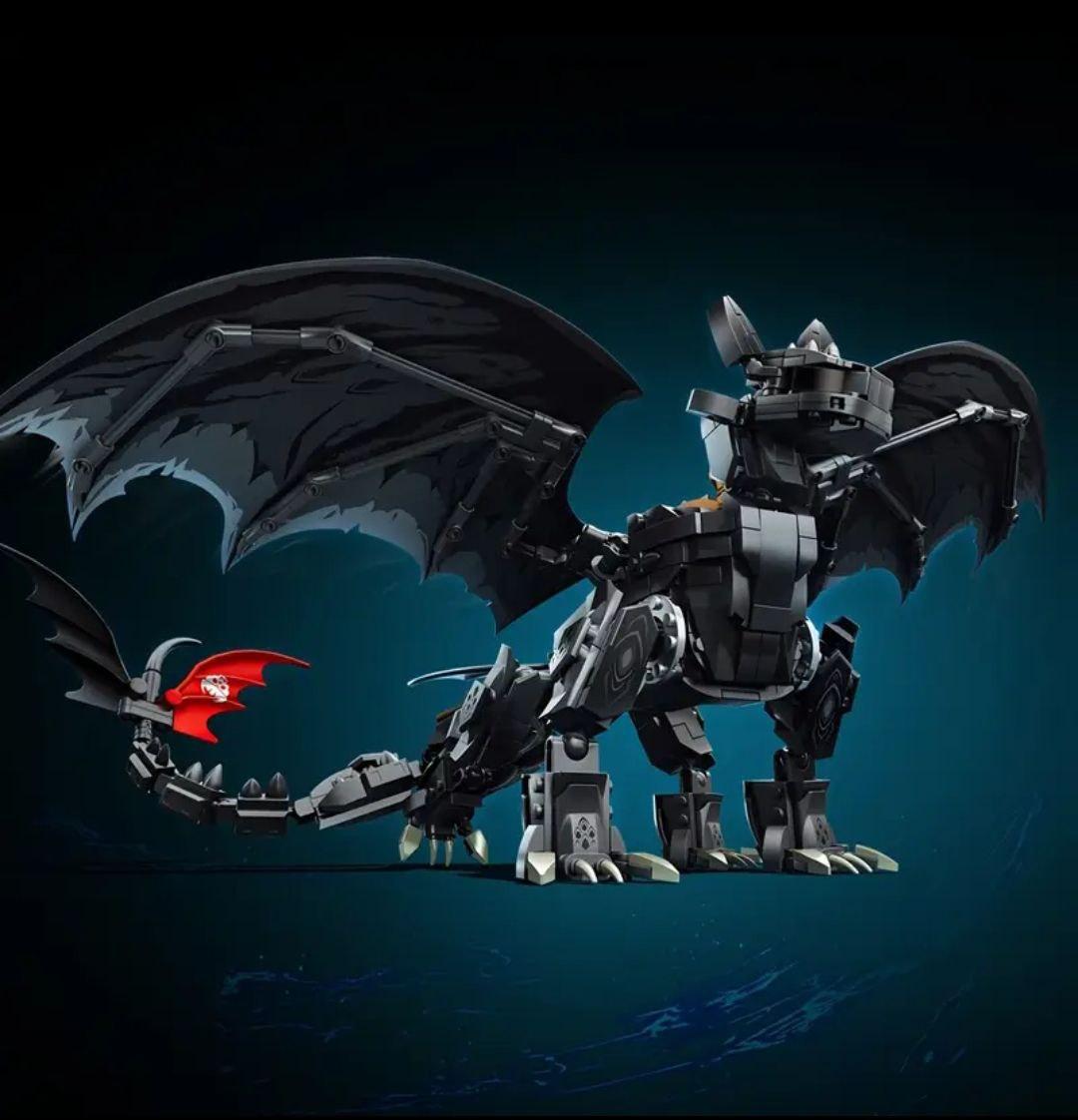 Конструктор для детей дракон из мультфильма Как укротить дракона 1026 дет. - фото 5