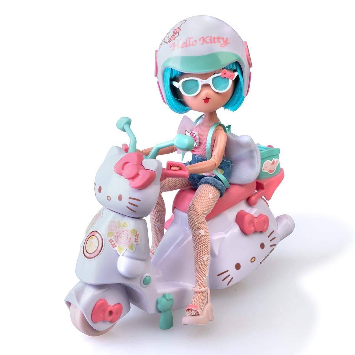 Ігровий набір 4SF Manga Dolls Hello Kitty Красотка Пінк на скутері (32065817)