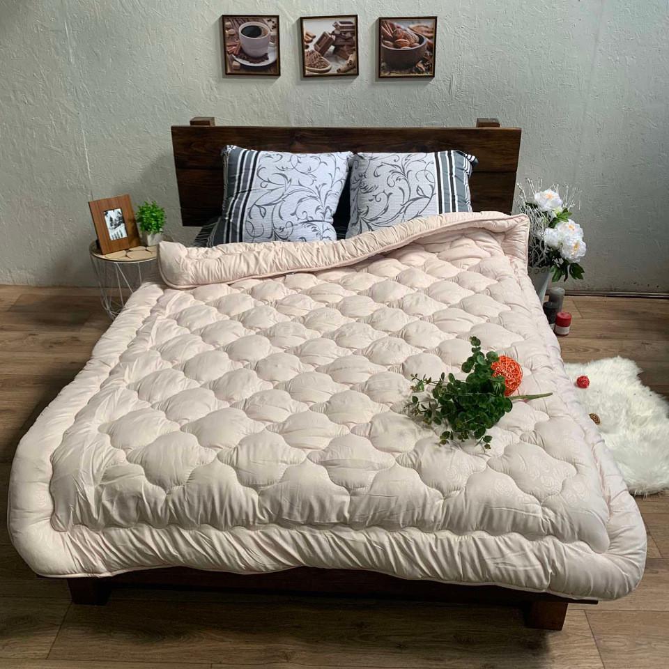 Одеяло двуспальное 4 сезона Пудровый