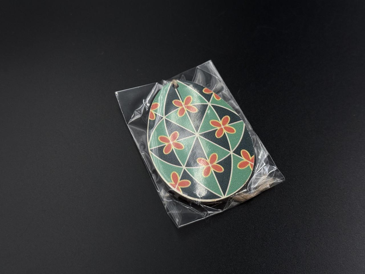 Заготовка-подвеска для рукоделия Пасхальное яйцо с принтом под декупаж и роспись 6,5х4,5 см Разноцветный (XV-016) - фото 2