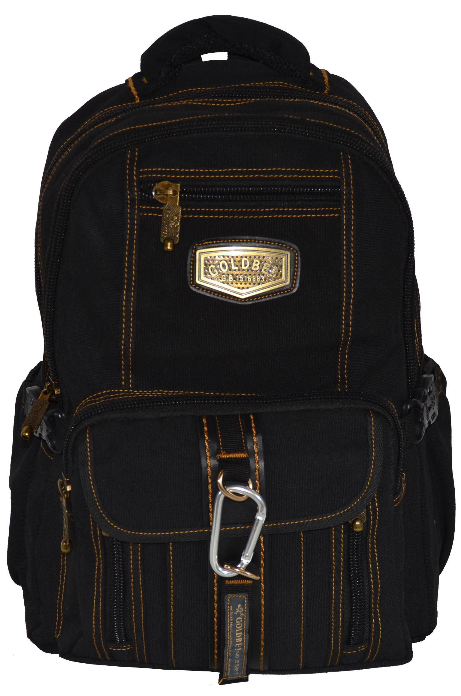 Рюкзак джинсовий Gold Be 757 S 22 л Чорний