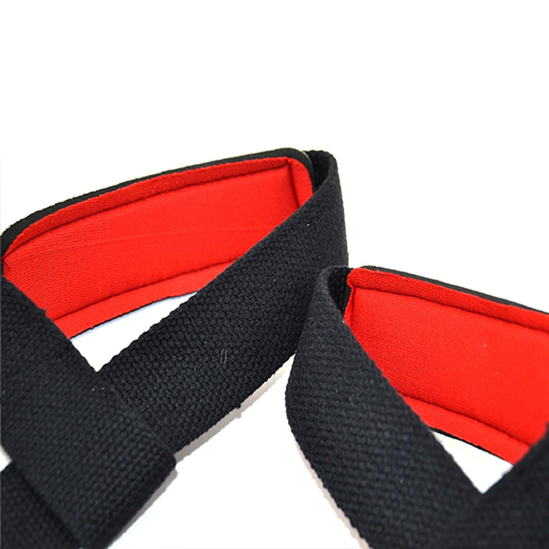 Лямки для тяги MadMax MFA-267 PWR Straps Black/Grey/Red (21398871) - фото 4