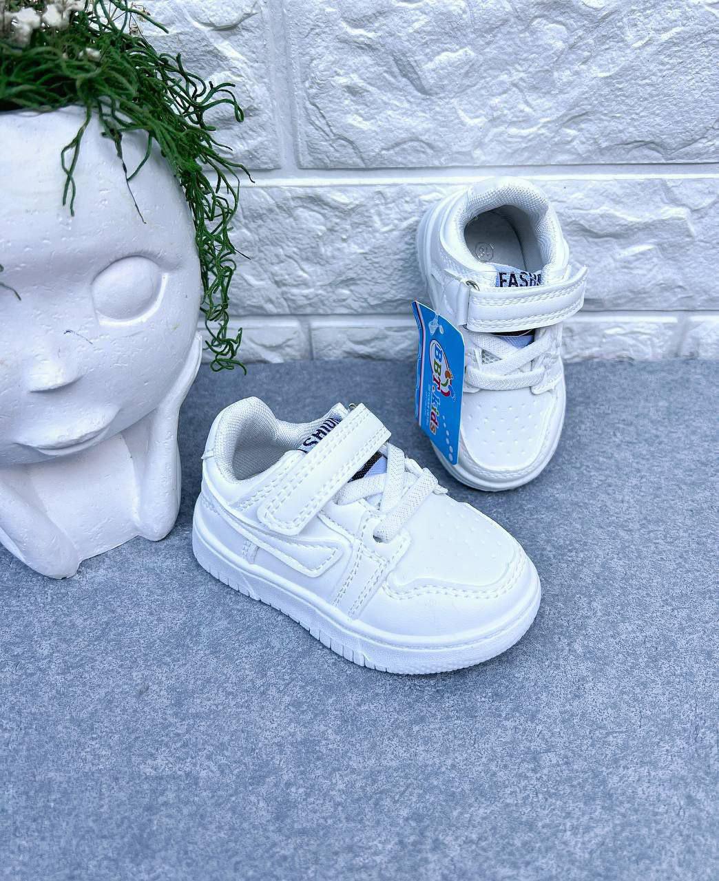 Кроссовки унисекс ВВT 1378 р. 18 11,7 см Белый (1378)