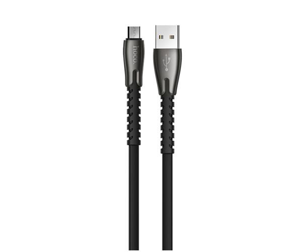 Кабель Data Hoco U58 Core Micro Usb, 2,4А 1,2 м Black