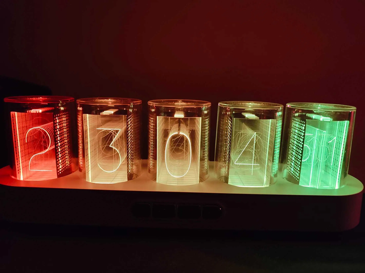 Годинник ламповий Nixie RGB Glow Tube (2622987822) - фото 4 Годинник ламповий Nixie RGB Glow Tube (2622987822) - фото 4