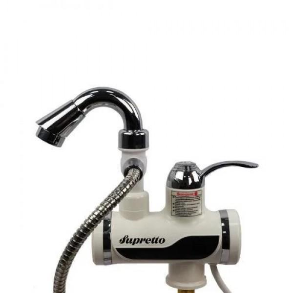 Проточный водонагреватель Supretto с насадкой для душа