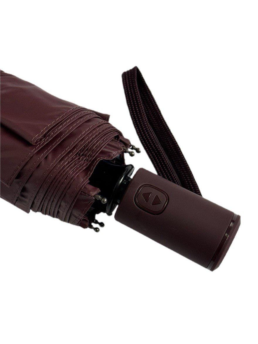 Зонтик автоматический женский Unique с цветами 9 спиц Шоколадный (3009/2) - фото 3 Зонтик автоматический женский Unique с цветами 9 спиц Шоколадный (3009/2) - фото 3