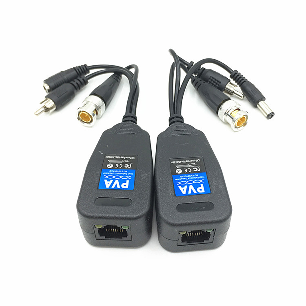 Приймач відеосигналу пасивний VOLTRONIC AHD/CVI/TVI/CVBS до 300 м BNC-M/RCA/5,5/2,1 12v/24v (YUT_V1680)