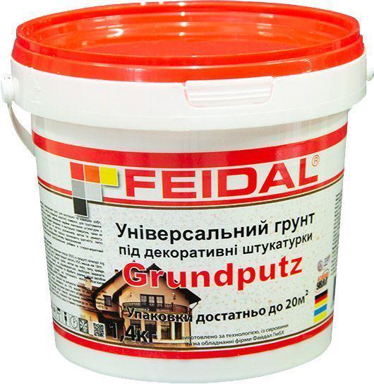 Грунт Feidal Grundputz адгезионный высокоадгезивный для внутренних и наружных работ база А белая 1,4 кг (1816670153)
