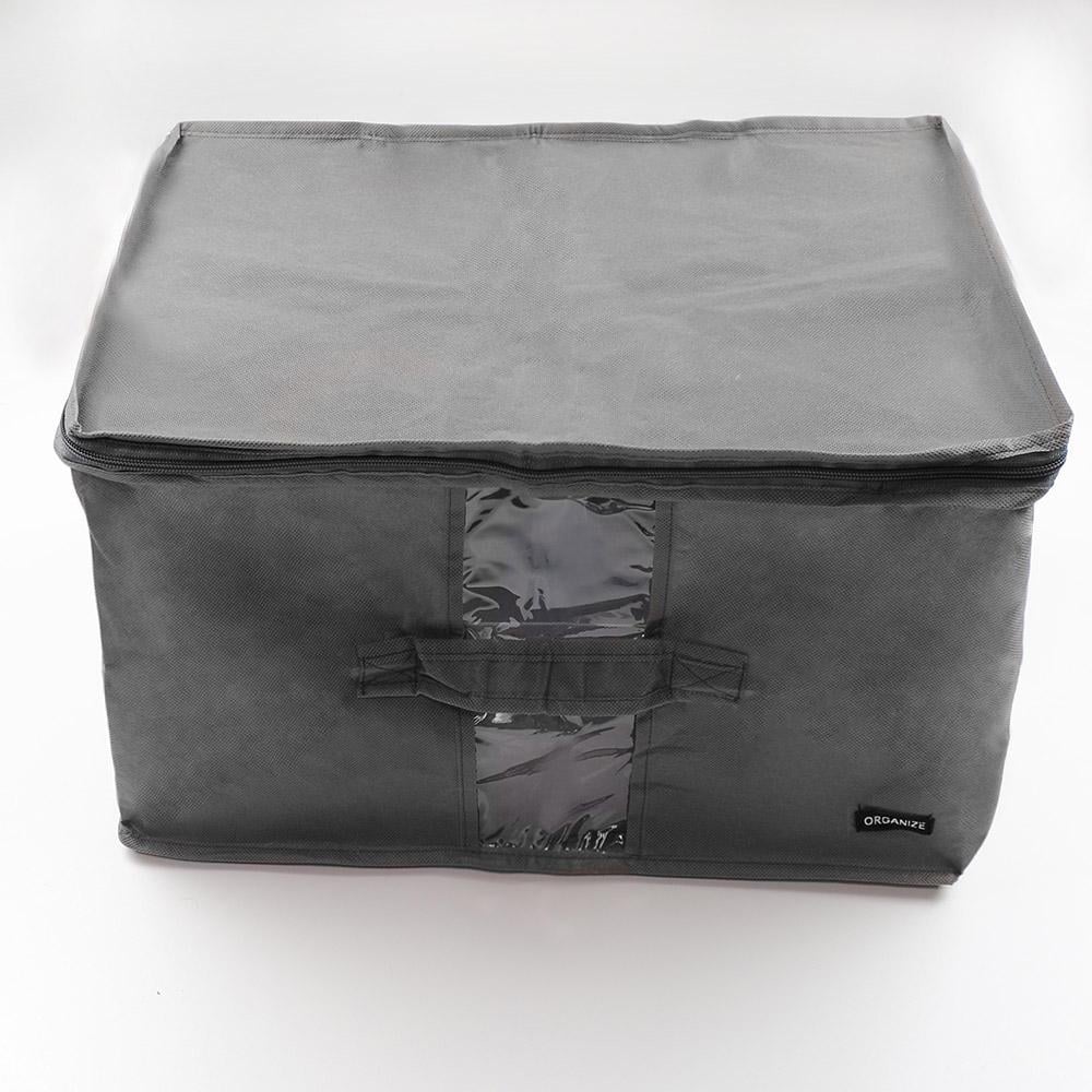Вместительный кофр для хранения вещей XL Серый (HS-XL-grey) Вместительный кофр для хранения вещей XL Серый (HS-XL-grey)