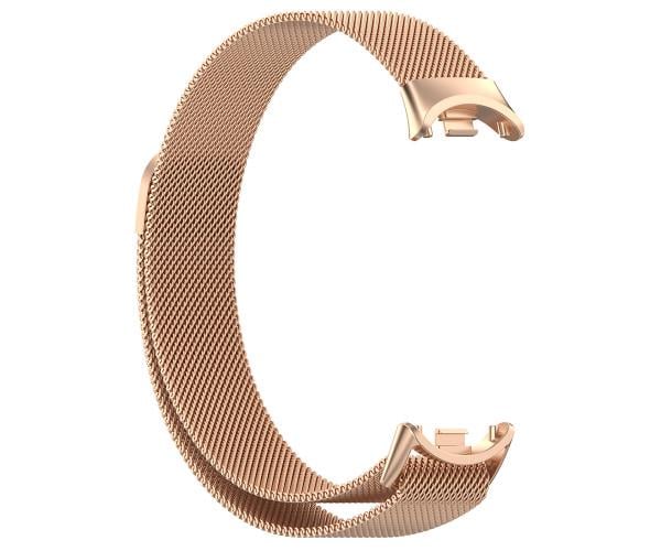 Ремешок Milanese Magnetic для Xiaomi Smart Band 9 Rose/Gold
