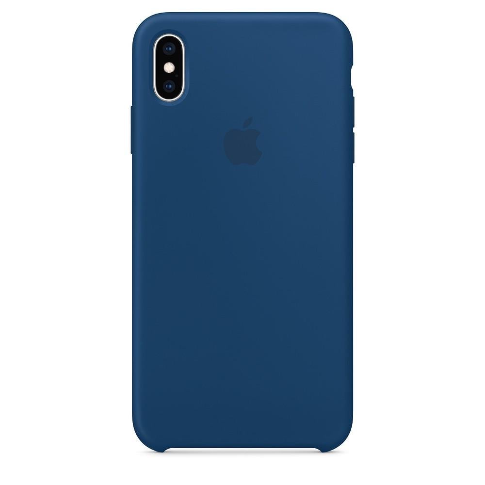 Чехол-накладка Apple Silicone Case for iPhone Xs, Blue Horizon (HC)