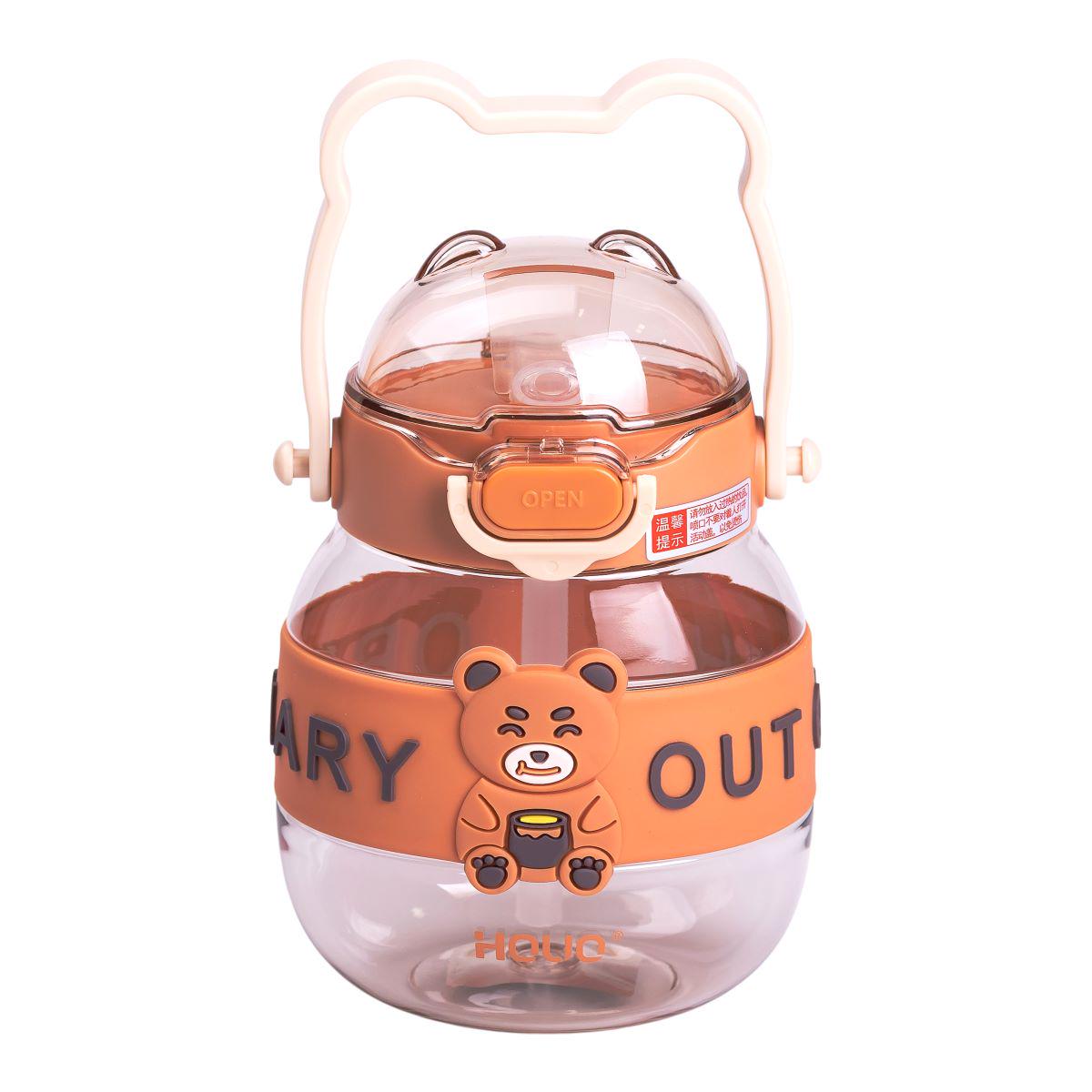 Пляшка для води дитяча з трубочкою з ручкою та ремінцем 580 мл (6755) - фото 3 Пляшка для води дитяча з трубочкою з ручкою та ремінцем 580 мл (6755) - фото 3