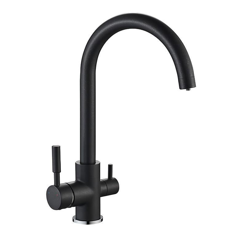 Смеситель для кухни на две воды MIXXUS PREMIUM MAFIN 021 Black (MI5931)