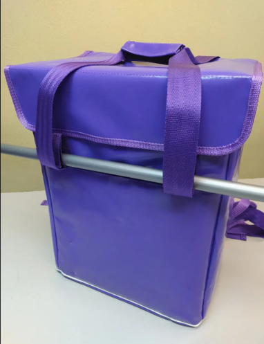 Рюкзак для клининговых услуг с фиксаторами ручки швабры ПВХ 35х25х45 см Фиолетовый