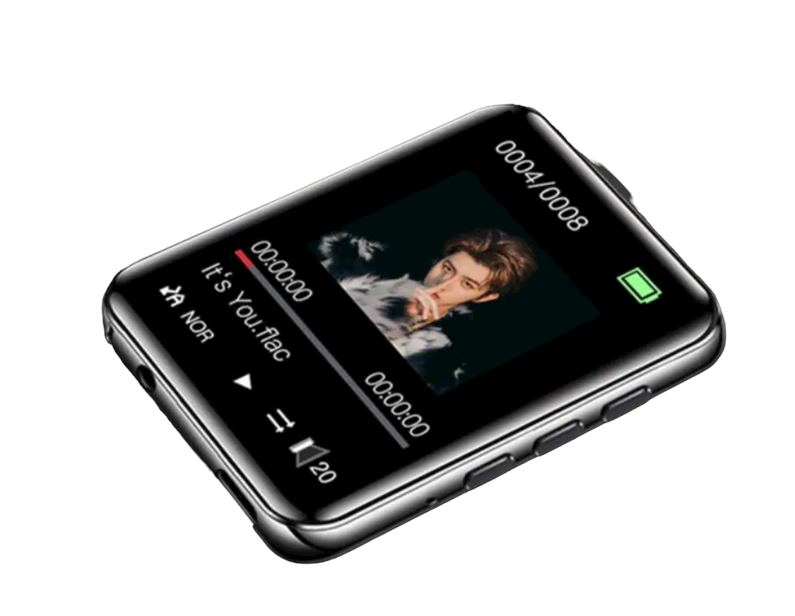 Плеєр MP3 RuiZu A02 4Gb сенсорний Bluetooth Hi-Fi із зовнішнім динаміком Срібло (451)