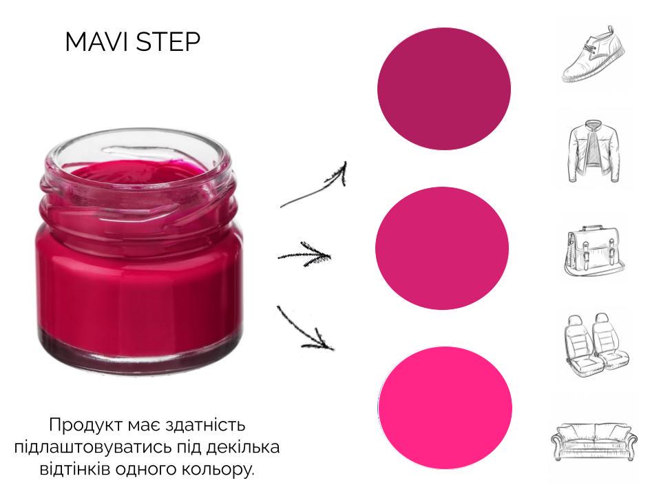 Крем для взуття та шкіри Mavi Step Creme de Beaute 25 мл Мажента (C01/161/025) - фото 3