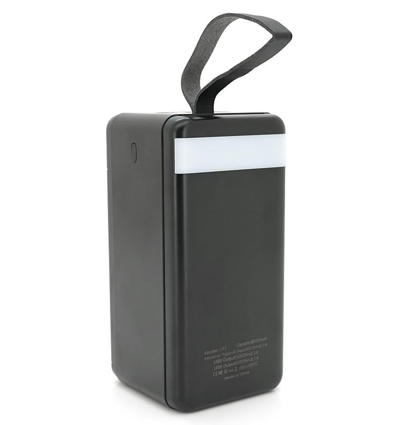 Повербанк Lionpatton L-47 80000 mAh QC3.0 3xUSB Black - фото 2