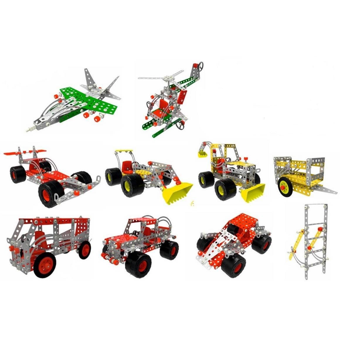 Конструктор металлический Технок Универсал 304 детали (3886TXK) - фото 2