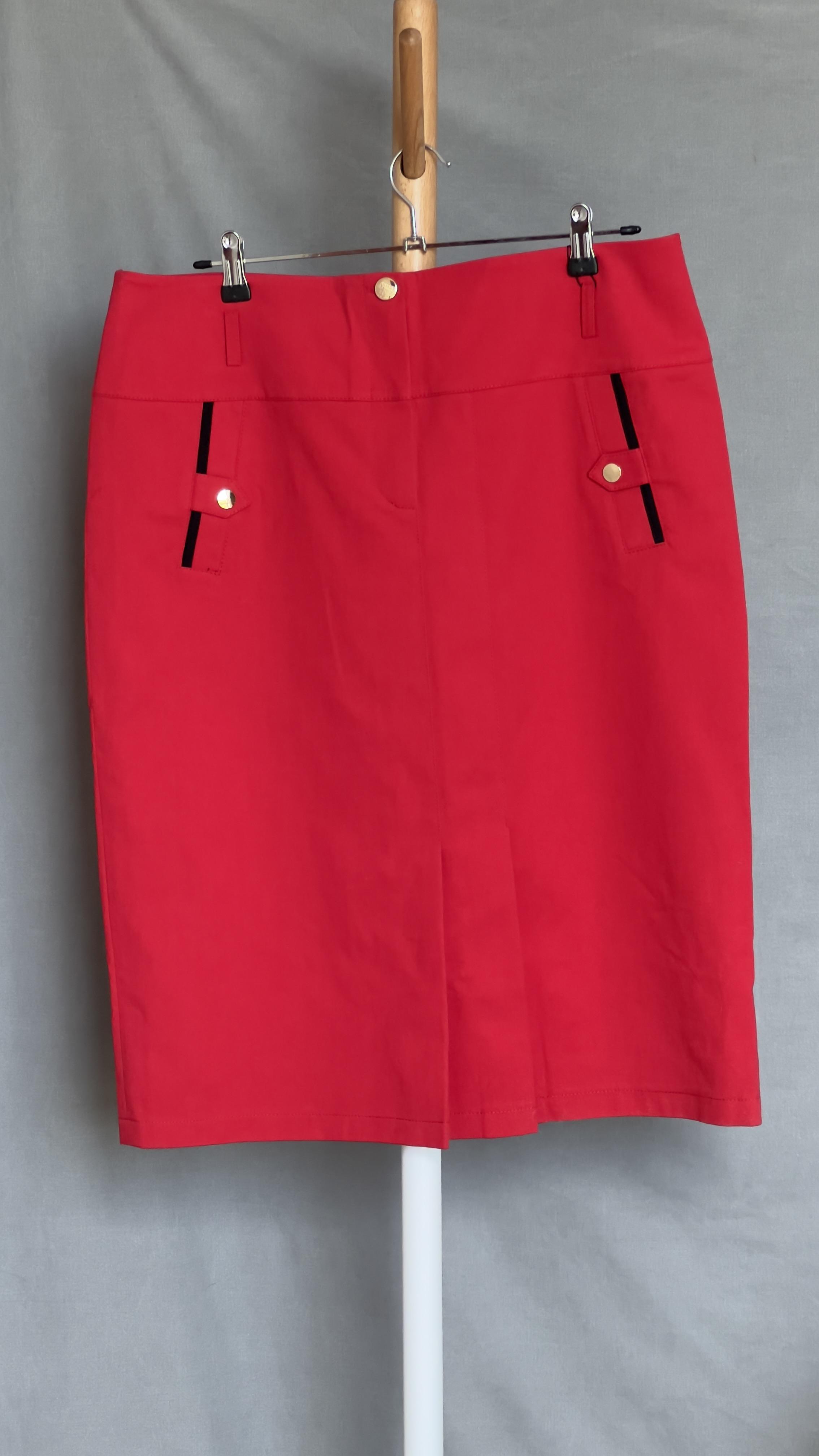 Спідниця Elite Moda 4XL Червоний (3094756) Спідниця Elite Moda 4XL Червоний (3094756)