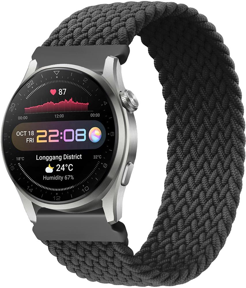 Ремешок Solo Loop для Huawei Watch 3 Pro (145 мм) Black (22569-2B)