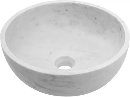 Раковина AD APO 38x38x15 см Белый мрамор (KUN-006BI)