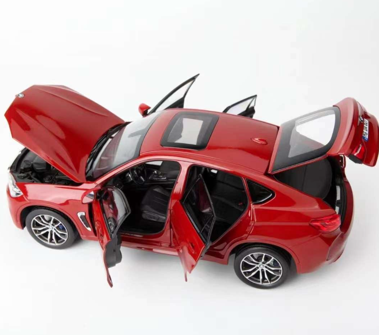 Модель автомобиля Norev 1:18 BMW X6M F86 Red (183242) - фото 8 Модель автомобиля Norev 1:18 BMW X6M F86 Red (183242) - фото 8