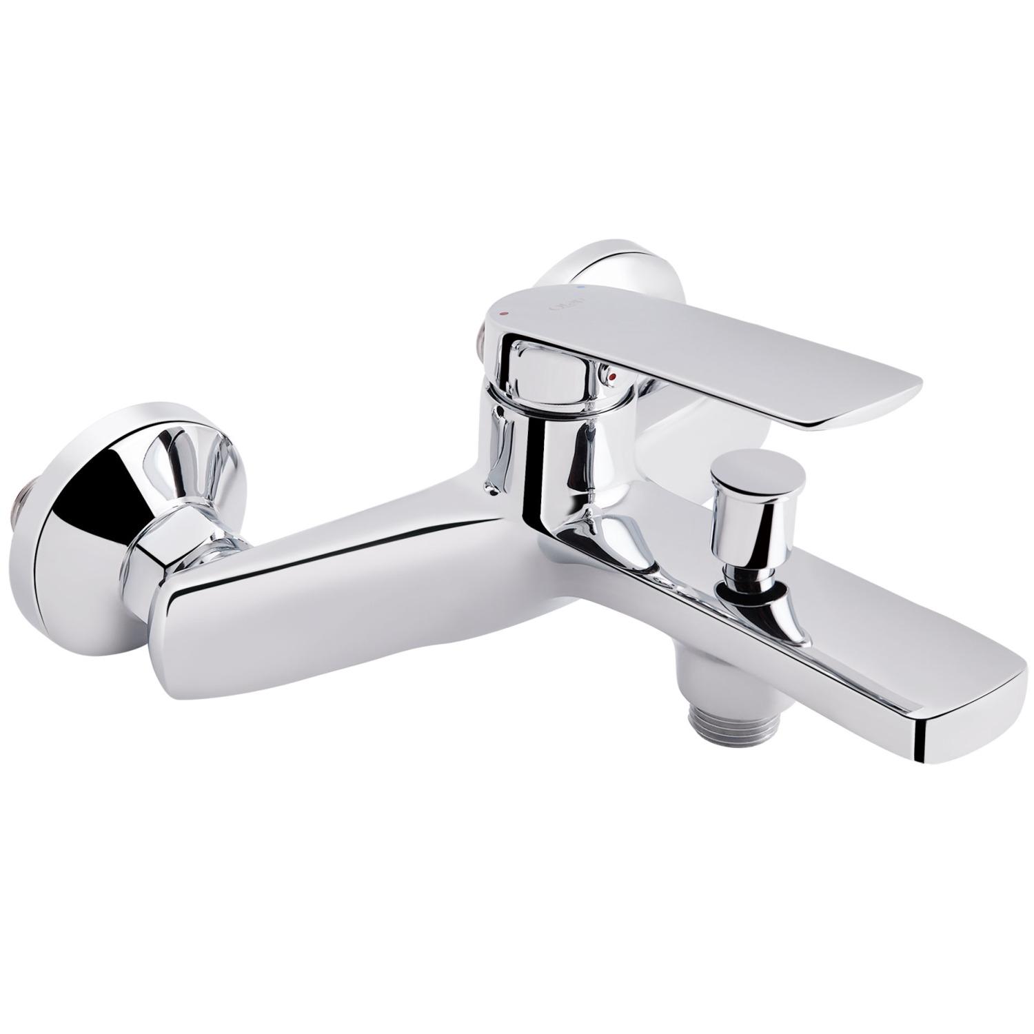 Смеситель для ванны Q-tap Kralovice QTKRL3029103DC46071 однорычажный Хром (217125)