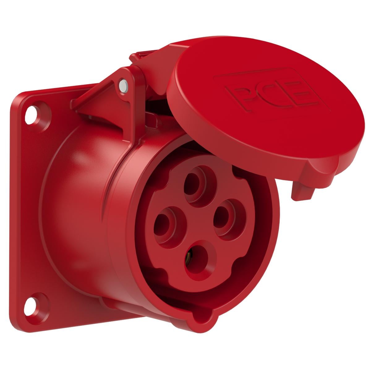 Силова розетка вбудована PCE 3P+E IP44 16A 400V (314-6)