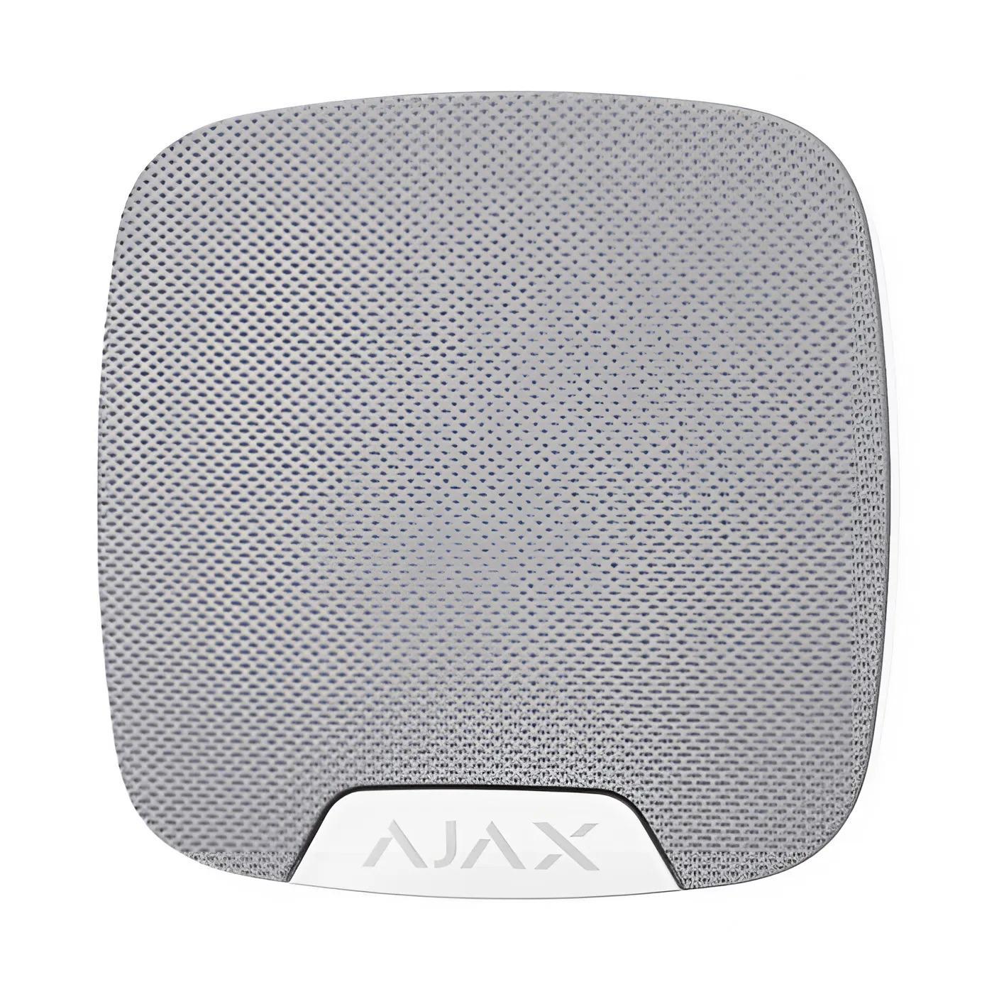 Охранная сирена внутренняя беспроводная Ajax HomeSiren S 8PD 2хCR123A защита IP50 81-105 дБ Белый (26075427)