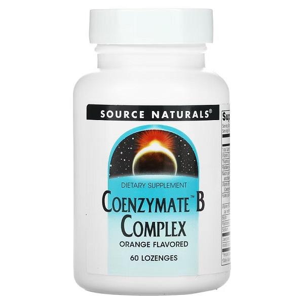 Коэнзимат В комплекс Source Naturals Coenzymate B Complex 60 lozenges Orange Flavored (000004972)