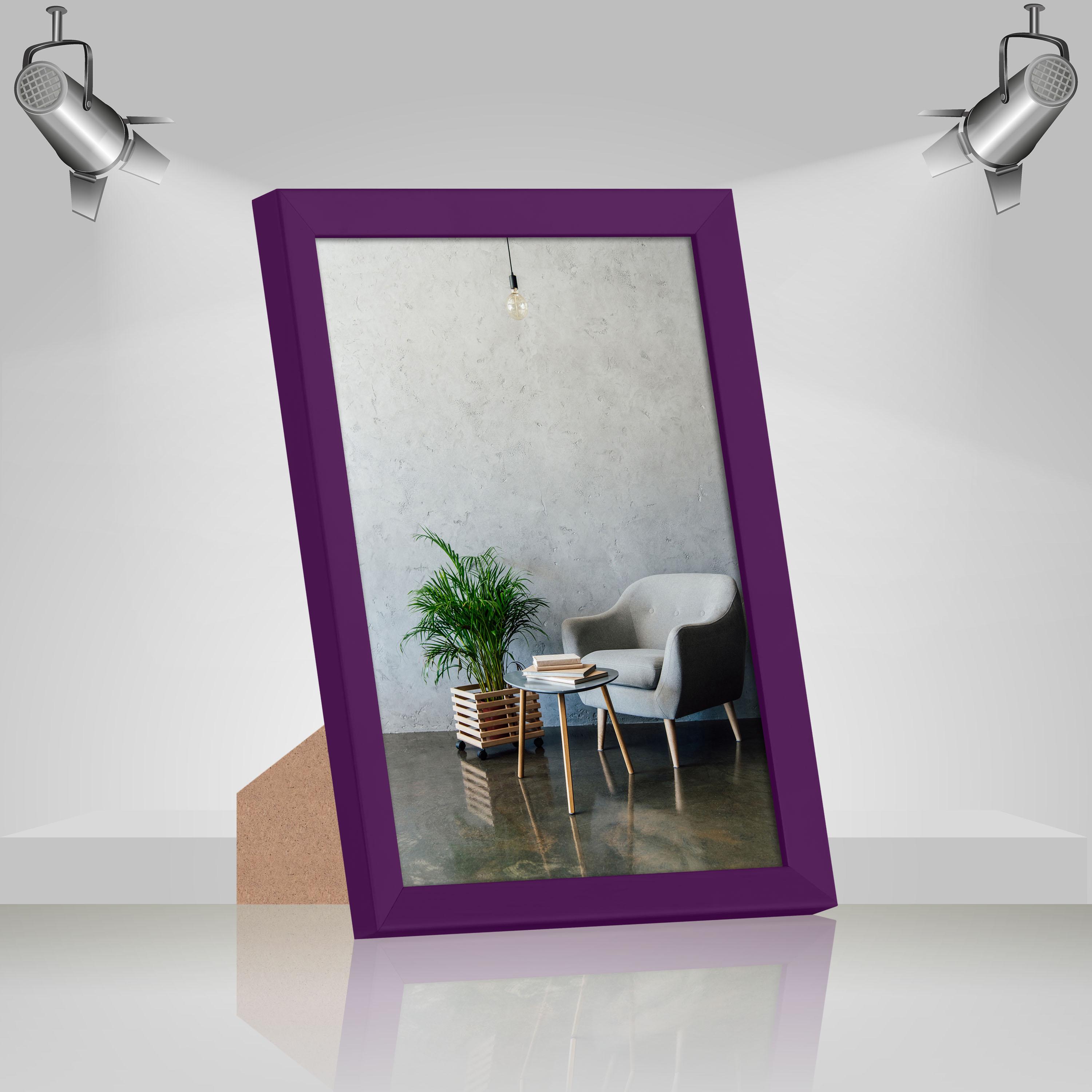 Фоторамка для дипломов деревянная EmojiFrame 21х30 см А4 AH2220-14 пластиковое стекло 0,8 мм с ножкой Фиолетовый - фото 2 Фоторамка для дипломов деревянная EmojiFrame 21х30 см А4 AH2220-14 пластиковое стекло 0,8 мм с ножкой Фиолетовый - фото 2