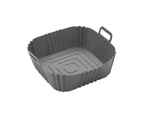Форма силиконовая для аэрогриля/мультипечи с ручками 22x5x18 см Серый (MX-00009757Q)