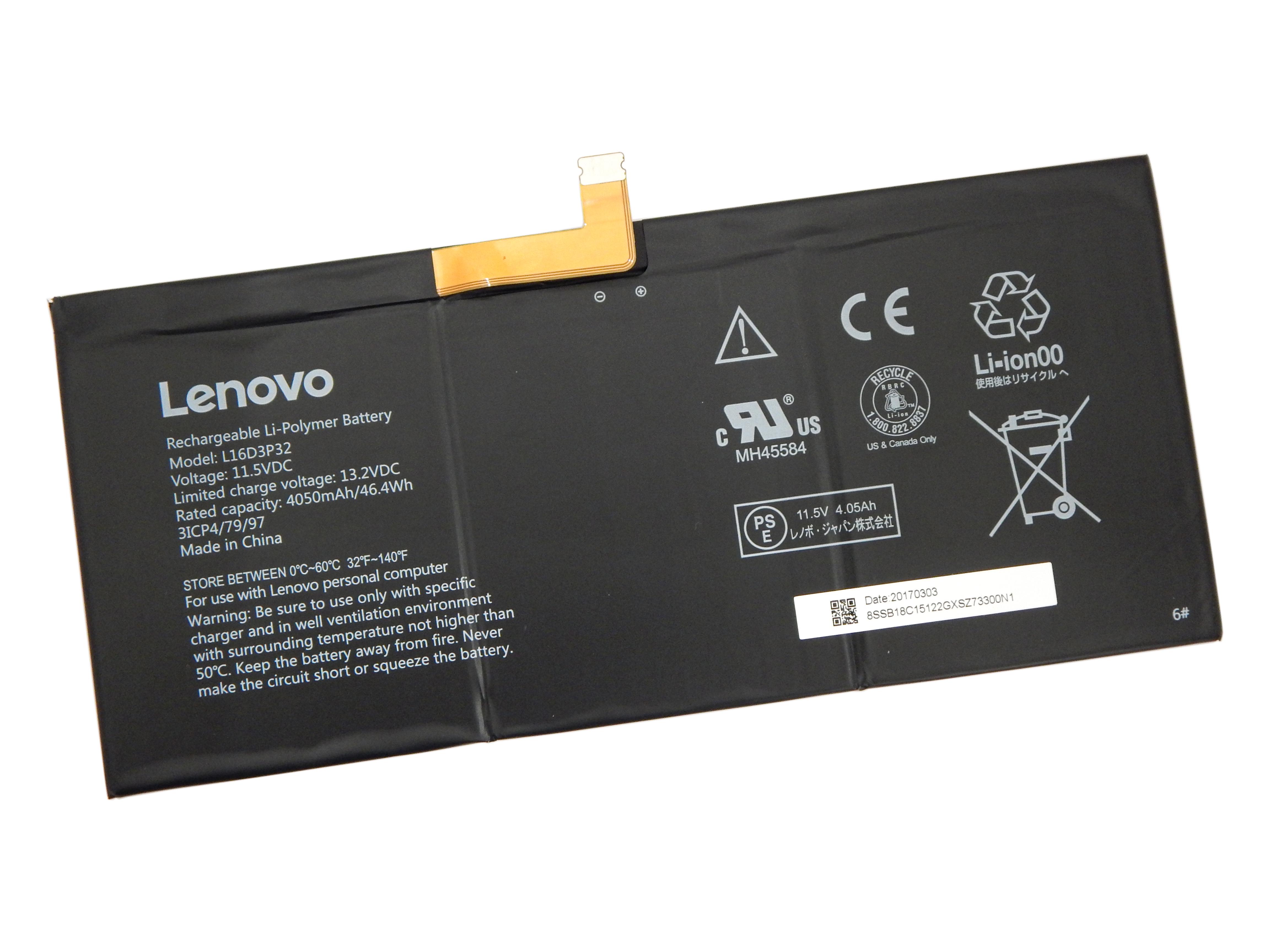 Акумулятор для Lenovo L16D3P32 3ICP4/79/98