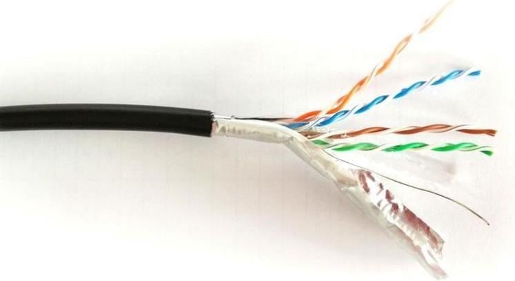 Кабель Digitus CAT 5e F-UTP 305м AWG 24/1 зовнішній Чорний (ERC-DK-1521-V-305-OD) Кабель Digitus CAT 5e F-UTP 305м AWG 24/1 зовнішній Чорний (ERC-DK-1521-V-305-OD)