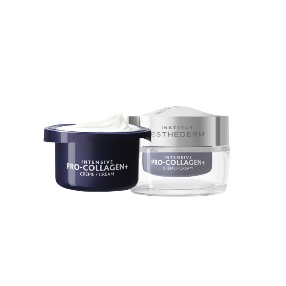 Крем з пептидами для обличчя змінний блок Institut Esthederm Intensive Pro-Collagen/Face & Neck Cream Recharge 50 мл