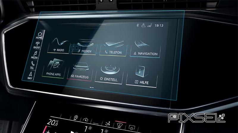 Стекло защитное Pixsel на монитор Audi A6/S6/RS6 11,1“ 2019 закаленное глянец