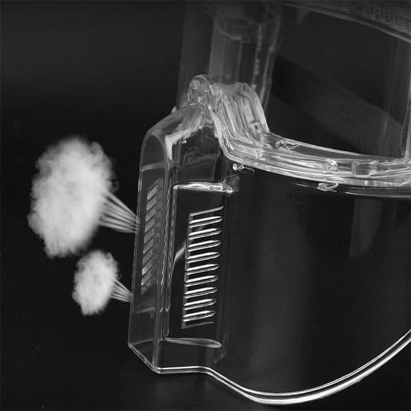 Защитная маска из поликарбоната со съемным щитком и вентиляцией 2 мм Прозрачный (id_3089) - фото 5